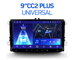 9'' CC2 Plus Universal For MQB 4+64G VW Skoda